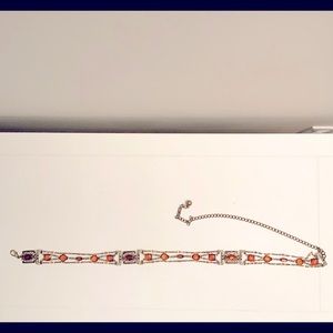 Chico’s Chain Belt with Amber Beads